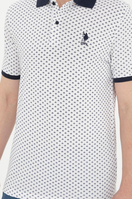 Мужская футболка бежевого меланжа - U.s. polo assn фото 6