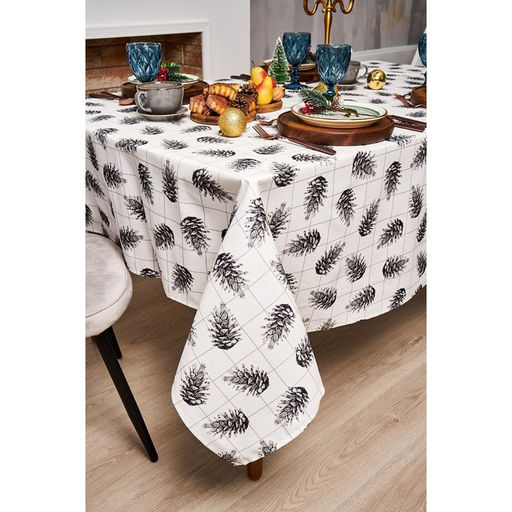 Скатерть новогодняя «Этель» Christmas 150×250 см, 100% хлопок, саржа 190 г/м²