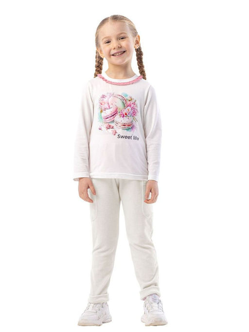 Лонгслив дев. О66625 - Карамелли фото 6