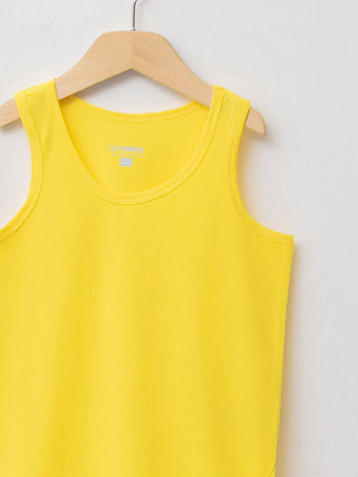 Bisiklet Yaka Pamuklu Erkek ?ocuk Atlet 2li - Waikiki фото 3