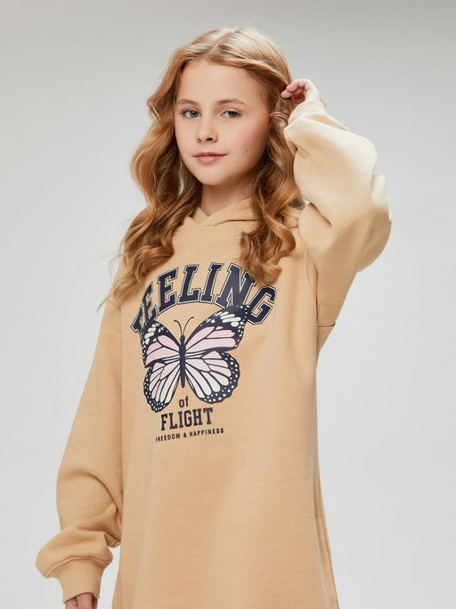 ACOOLA / Платье детское для девочек Elder бежевый  фото 5