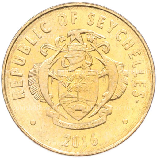 Монета 5 центов 2016 года Сейшелы
