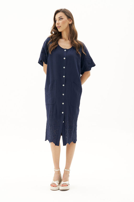 Платье Fantazia Mod 4831 темно-синий  фото 5