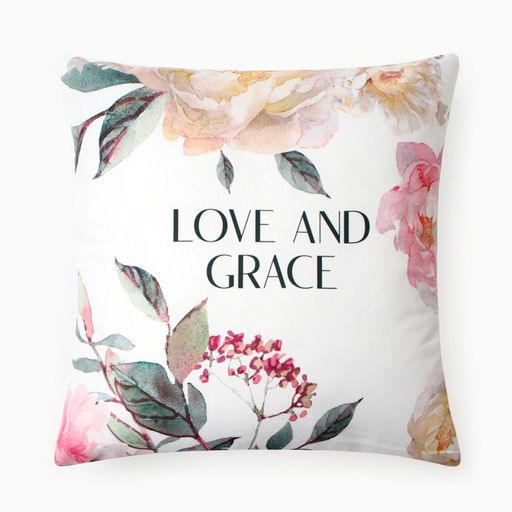 Подушка декоративная Этель Love and grace, 40?40 см, велюр