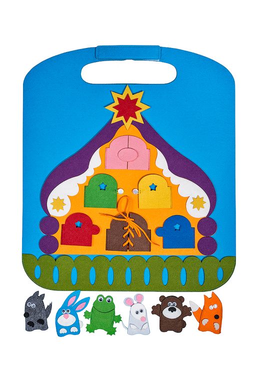 Пальчиковый театр Коврик в дорогу Теремок - Smiledecor фото 2