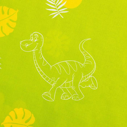 Пеленка Крошка Я Дино 70*120 см, 100 % хлопок, поплин  фото 2