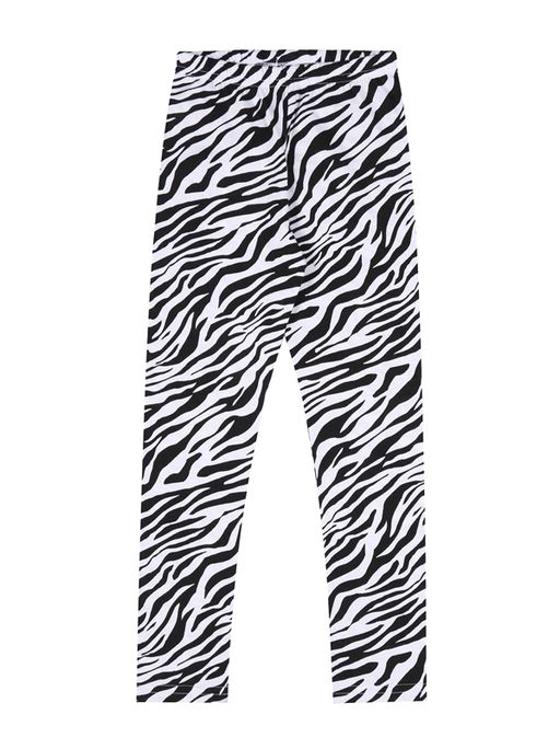 Легинсы Апрель хлопок с принтом зебра  фото 3