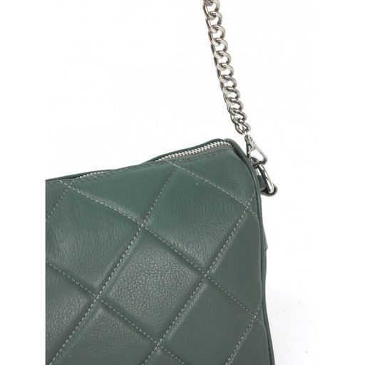 Сумка женская натуральная кожа JRP-2034-9, 1отд+евро/карм, плечевой ремень, зеленый 263366 - Adelia фото 4