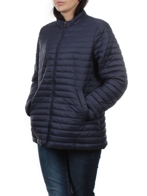 K-622 DK. BLUE Куртка демисезонная стеганая женская (70 гр. холлофайбер) - Fashion фото 5