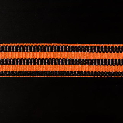 Цена за 50 шт. Лента «Георгиевская», 24 мм, 30 ± 1 см, цена за 1 штуку