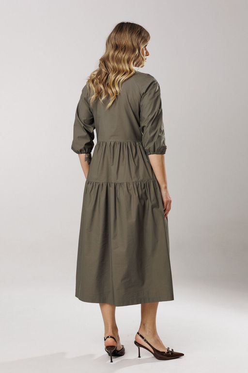 Платье Lars Style 1203/1 хаки