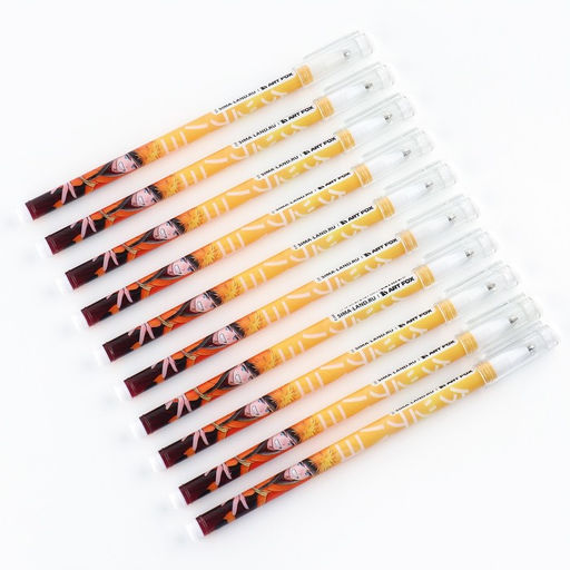 Цена за 10 шт. Ручка пластик шариковая, синяя паста, 0,5 мм Удар ярости - Artfox фото 13