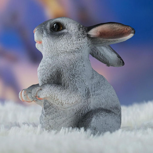 Садовая фигура из полистоуна «Кролик», 12.5×8×9 см