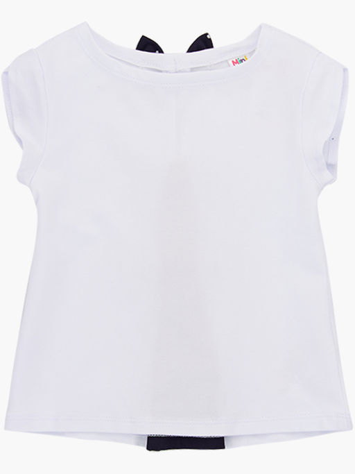 Футболка для девочки UD 0724 белый - Mini maxi фото 4