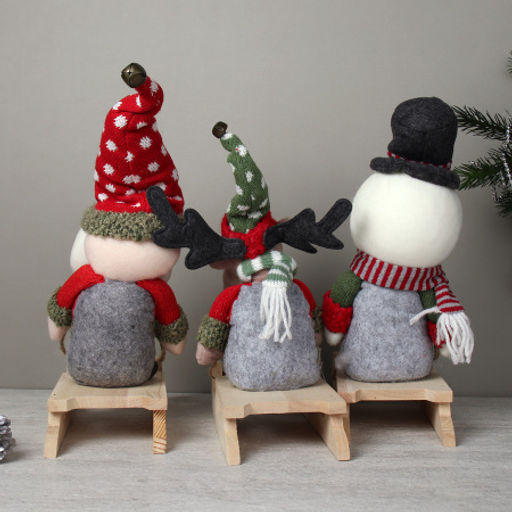 Новогоднее украшение на санях 33*22 см / HZ004 /уп 48/ - Галеонтрейд фото 6