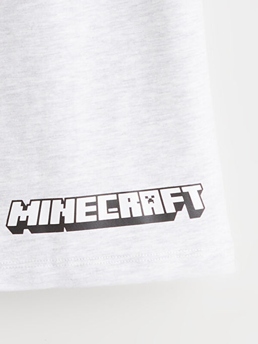 Minecraft Bask?l? Erkek ?ocuk Pijama ?ort - Waikiki фото 3