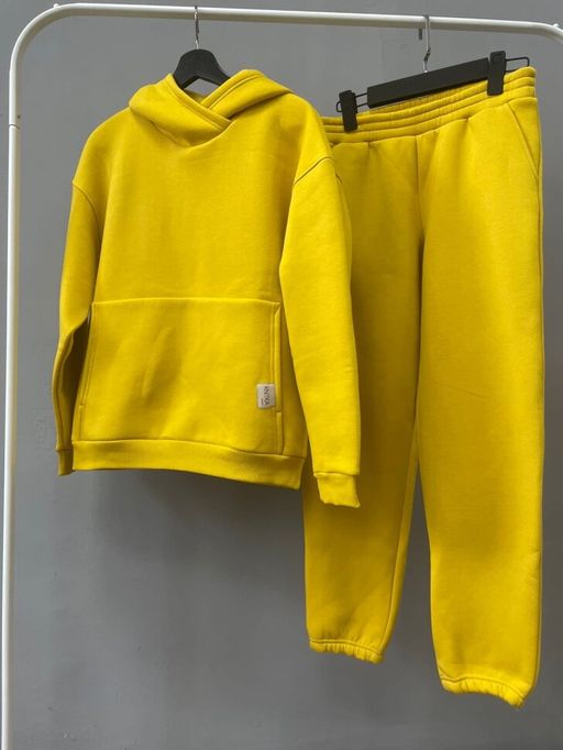 утепленный костюм футер 3хнитка начес, самое высокое качество пенье, петроль - Knitka wear фото 8