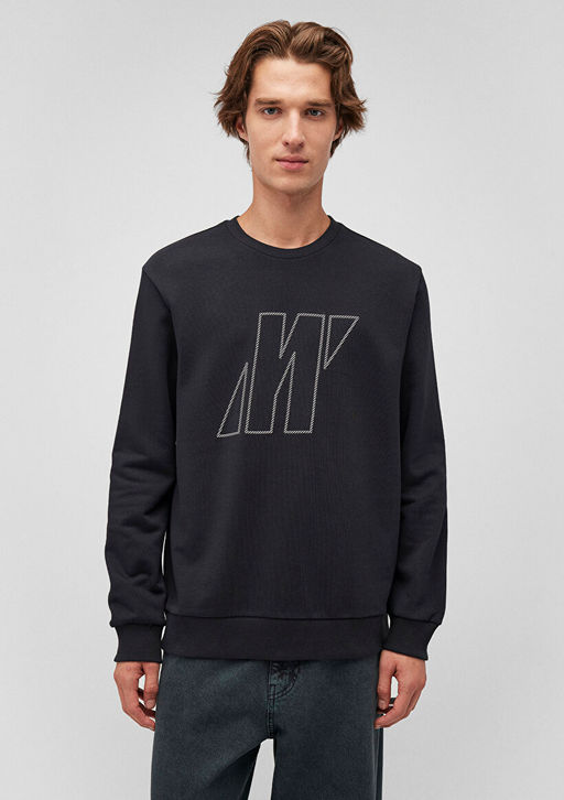 Mavi Pro Bask?l? Siyah Sweatshirt  фото 3