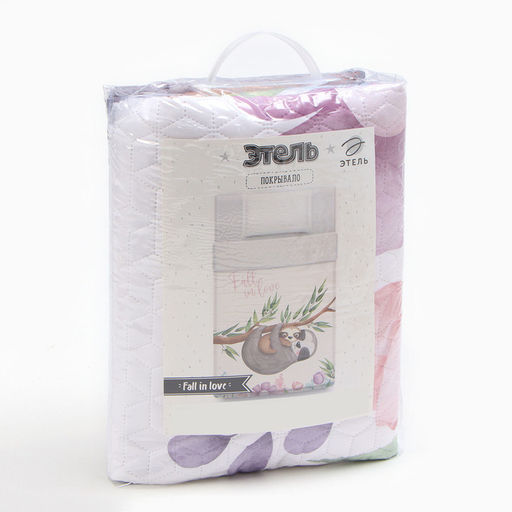 Покрывало Этель 1,5 сп Fall in love 145*2105 см, микрофибра  фото 4