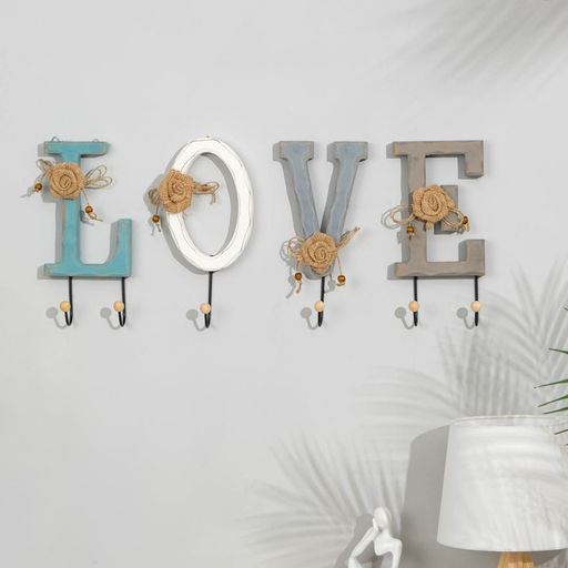 Крючки для одежды декоративные TAKE IT EASY Love  буква с крючком, 26?12 см