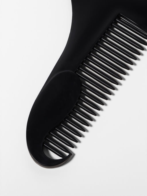 Цена за 5 шт. Расчёска - гребень для усов и бороды, 12×10 см, чёрная