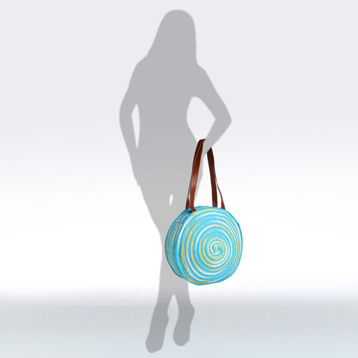 Сумка пляжная на молнии, цвет голубой - Simaland фото 2