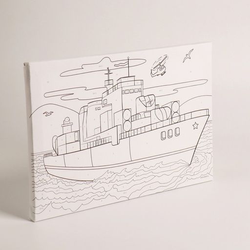 Картина по номерам Военный корабль 2030 см - Школа талантов фото 4