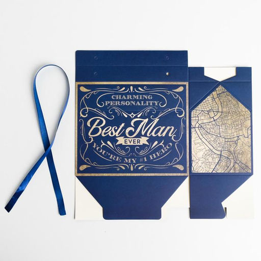 Цена за 5 шт. Кондитерская упаковка Best man, 10×18×15 см