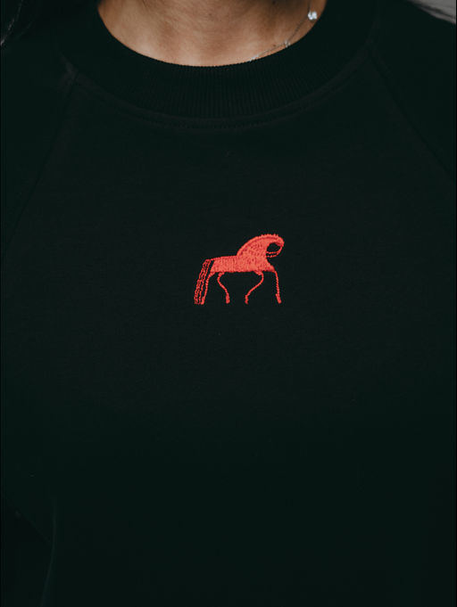 Символ свитшот женский (черный)