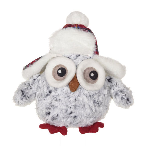 Игрушка набивная "Сова", L20 W12 H23 см, 2в.