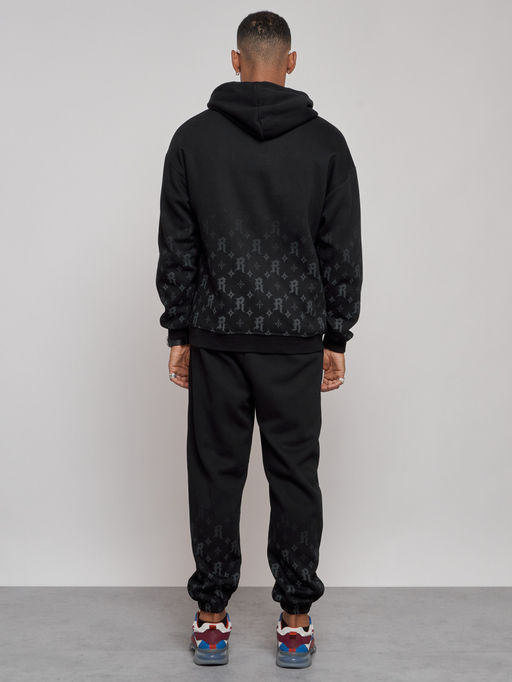 Спортивный костюм мужской трикотажный демисезонный черного цвета 12010Ch - Mtforce фото 5