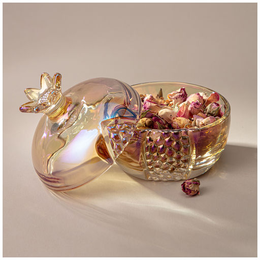 ЕМКОСТЬ ДЛЯ ХРАНЕНИЯ С КРЫШКОЙ ГРАНАТ 10Х10Х10 СМ - Lefard фото 3