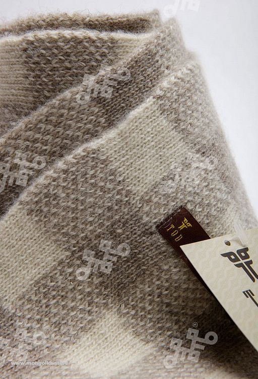 Шарф из 100% монгольской шерсти (арт. 05122) - Тод оймс ххк фото 3