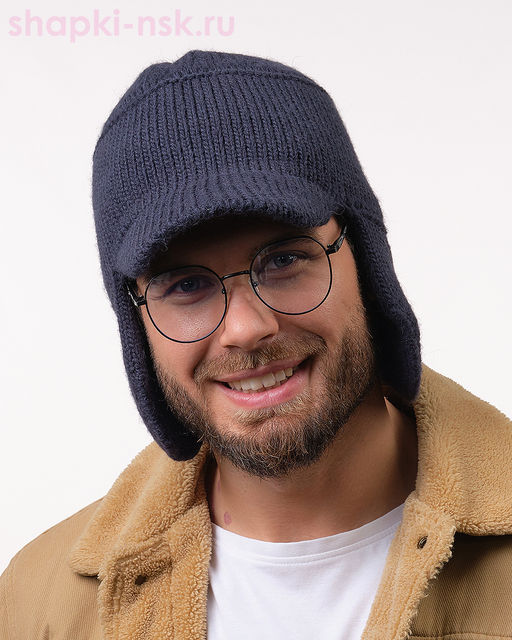 Нукер Ушанка мужская флис (56-58)