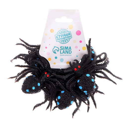 Цена за 10 шт. Прикол Паук - Страна карнавалия фото 3