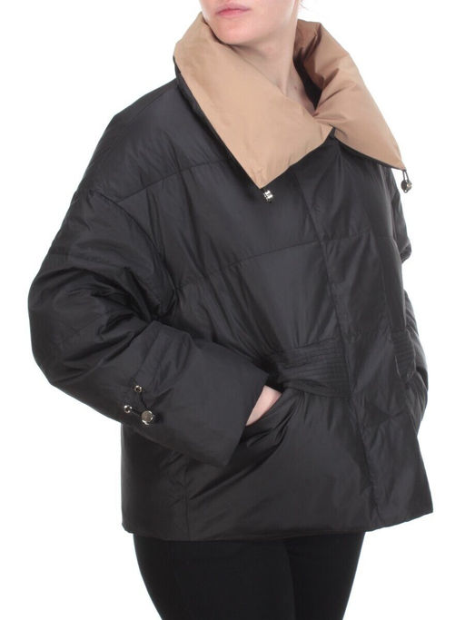 B2109 BLACK Куртка демисезонная женская R.LONYR (100 гр. синтепон)