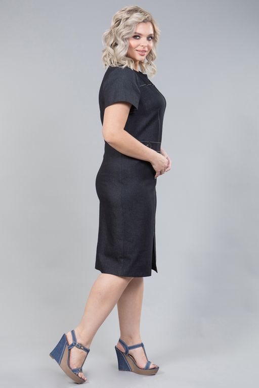 Платье 1239 черный - Novita фото 4