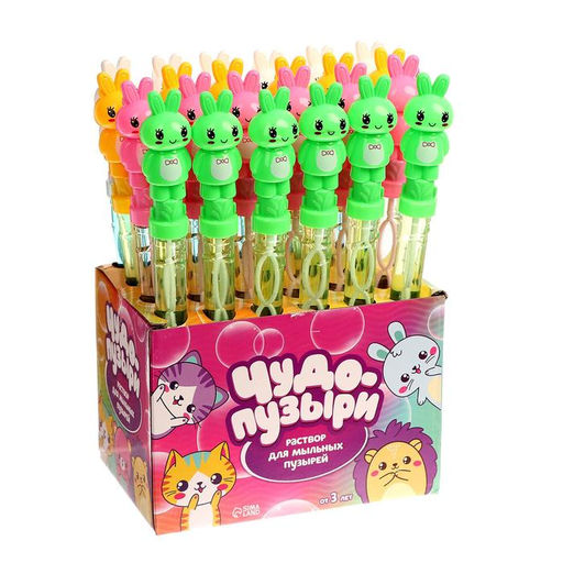 Цена за 24 шт. Мыльные пузыри Зайчики в бабочке 37х3х4 см - Simaland фото 5