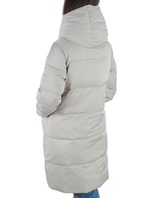 22368 BEIGE Куртка зимняя женская (200 гр. холлофайбера) - Fashion фото 4