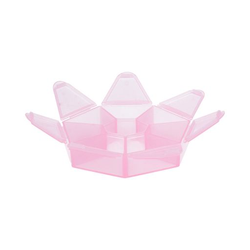 Gamma контейнер T-36 пластик 9.1 x 9.1 x 2.1 см розовый/прозрачный