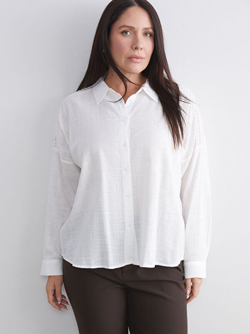 Dantel Detayl? Kad?n G?mlek