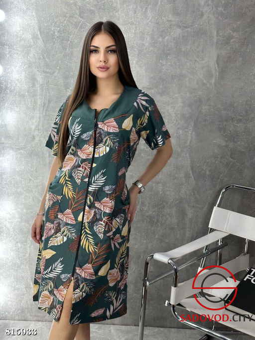 Халат женский на молнии