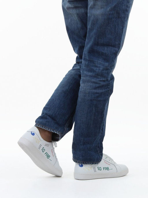 03-M17-30 WHITE Полуботинки женские (натуральная кожа)