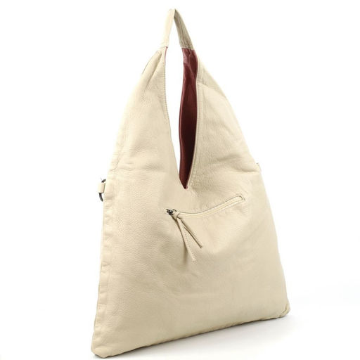 Женская мягкая сумка хобо с косметичкой из эко кожи 0105-12 - Cidirro фото 4