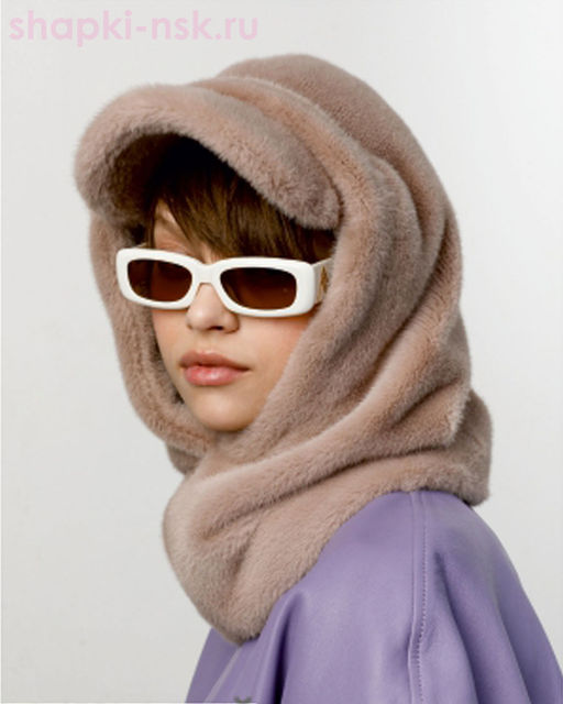 Монклер Капор женский флис экомех норка (56-58)