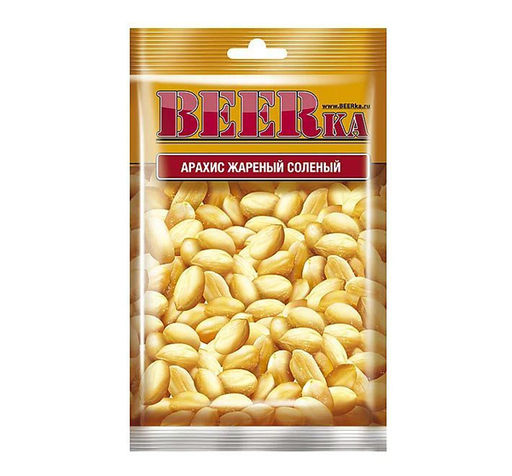 Beerka, арахис жареный, солёный, 90 г  фото 2