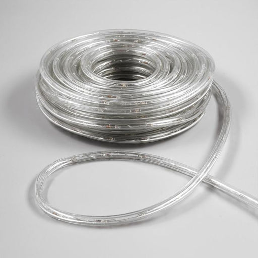 Световой шнур Luazon Lighting, 10 мм, IP65, 20 м, 24 LED/м, 220 В, 8 режимов, свечение синее  фото 2