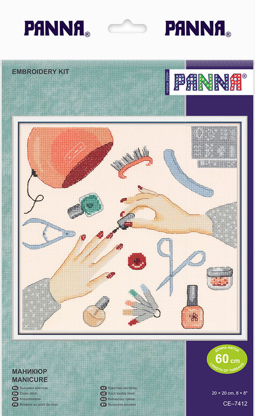 Набор для вышивания PANNA CE-7412 Маникюр 20 х 20 см