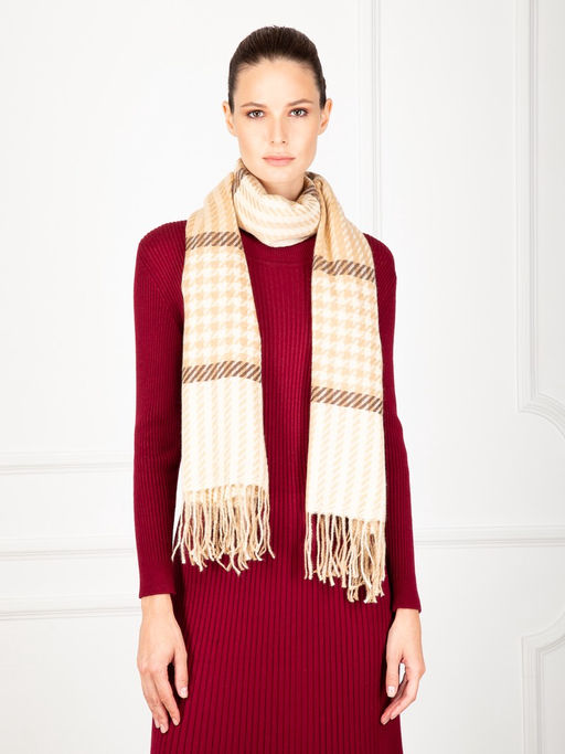 Палантин жен. шерсть+хл+акр 70х180 LG72-543-03