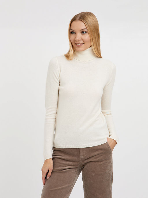 водолазка женская из шерсти с добавлением люрекса - Glenfield фото 4